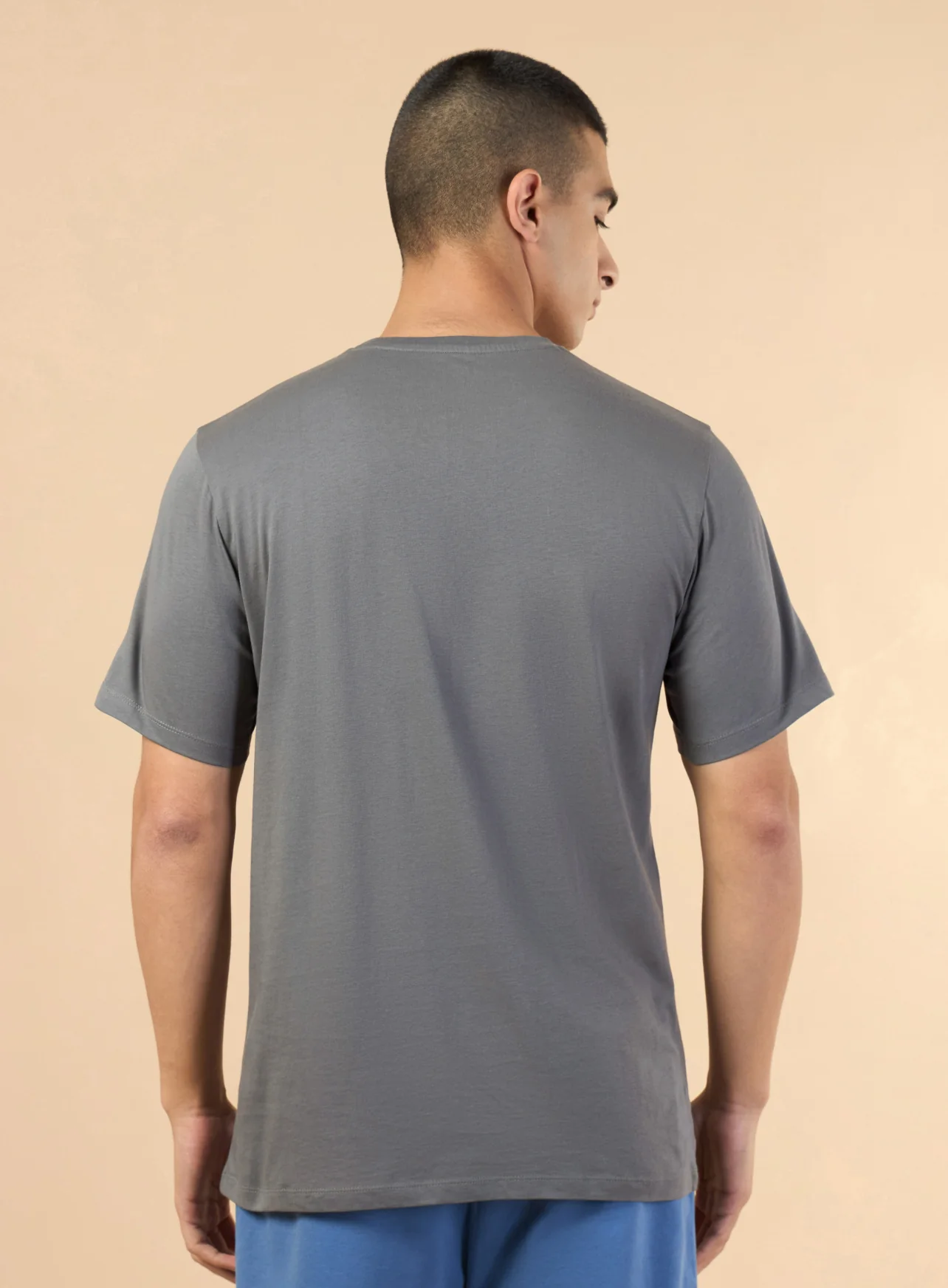 Men's Dark Grey Sports League Graphic T-shirt - Image 6