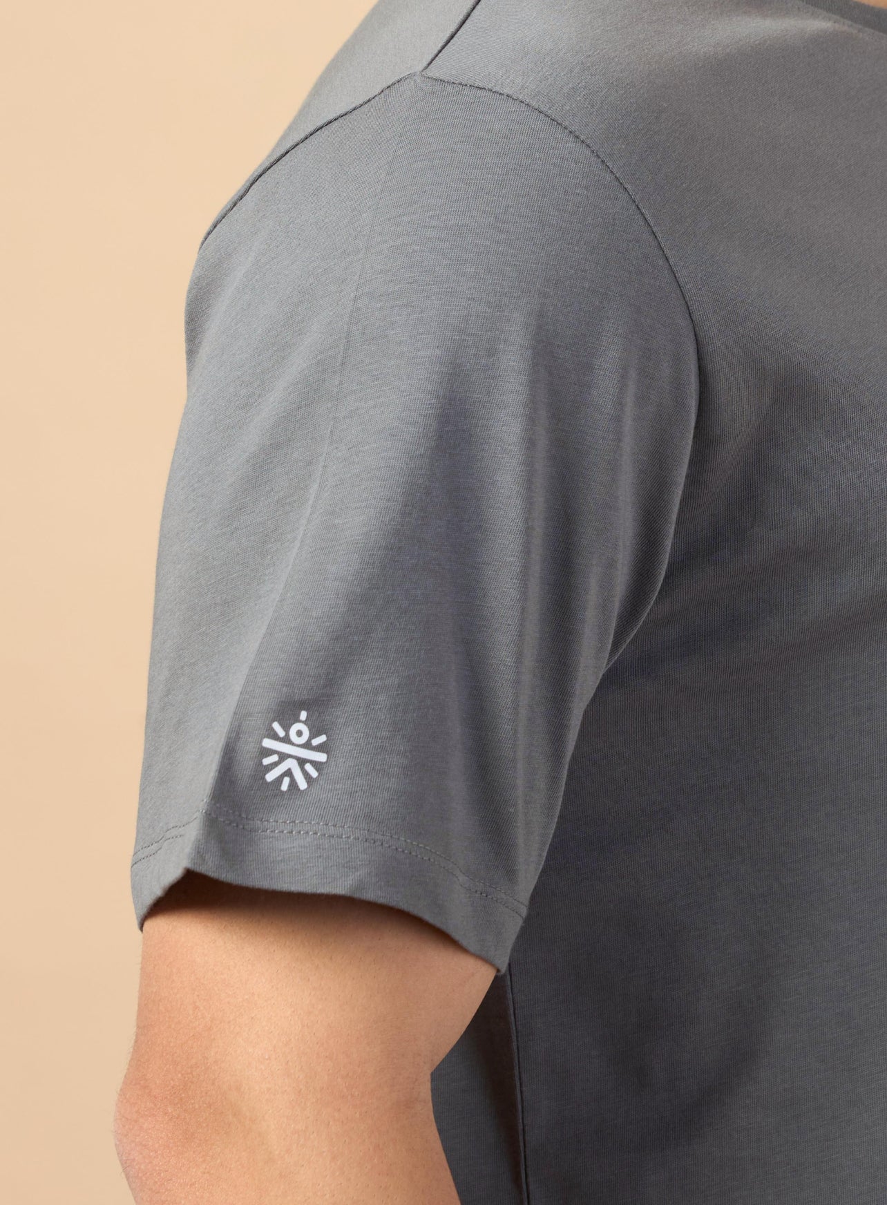 Men's Dark Grey Sports League Graphic T-shirt - Image 8