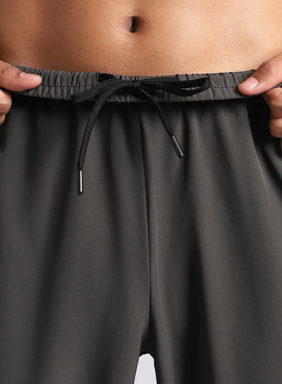 Men's Dark Grey Sporty Training Trackpants - Image 9