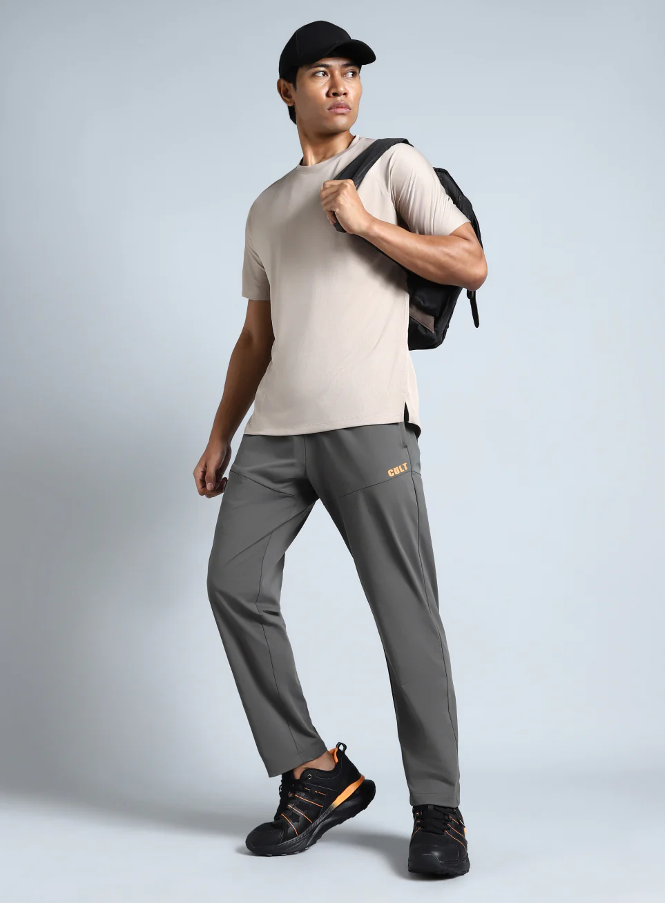 Men's Dark Grey Trail Blaze Outdoor Trackpants - Image 2