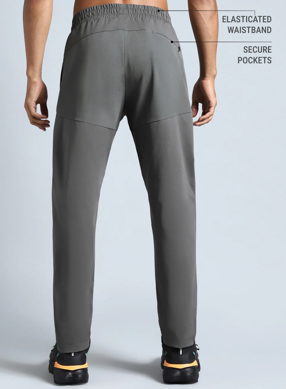 Men's Dark Grey Trail Blaze Outdoor Trackpants - Image 6