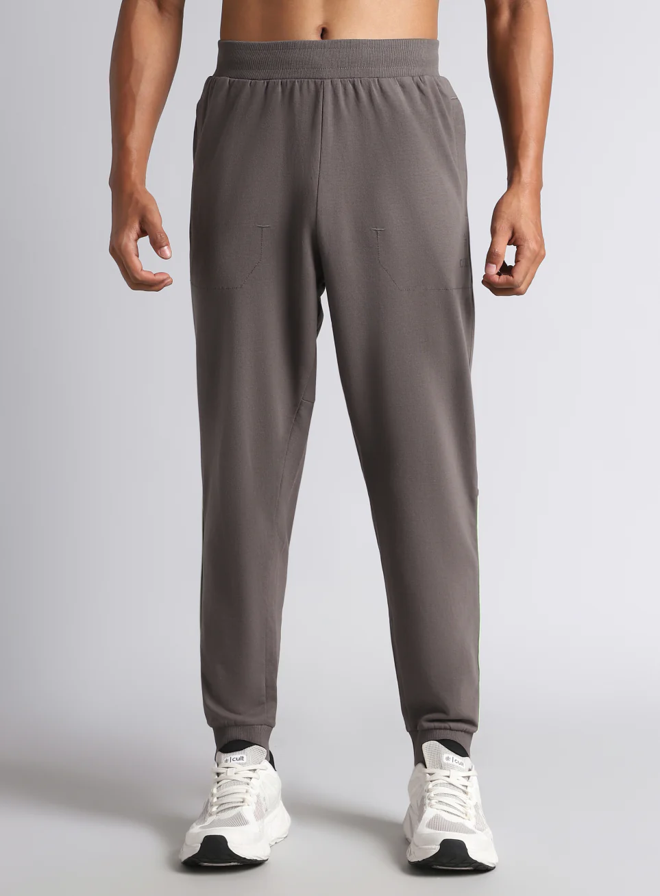 Men's Dark Grey Train Day Essential Joggers - Image 4