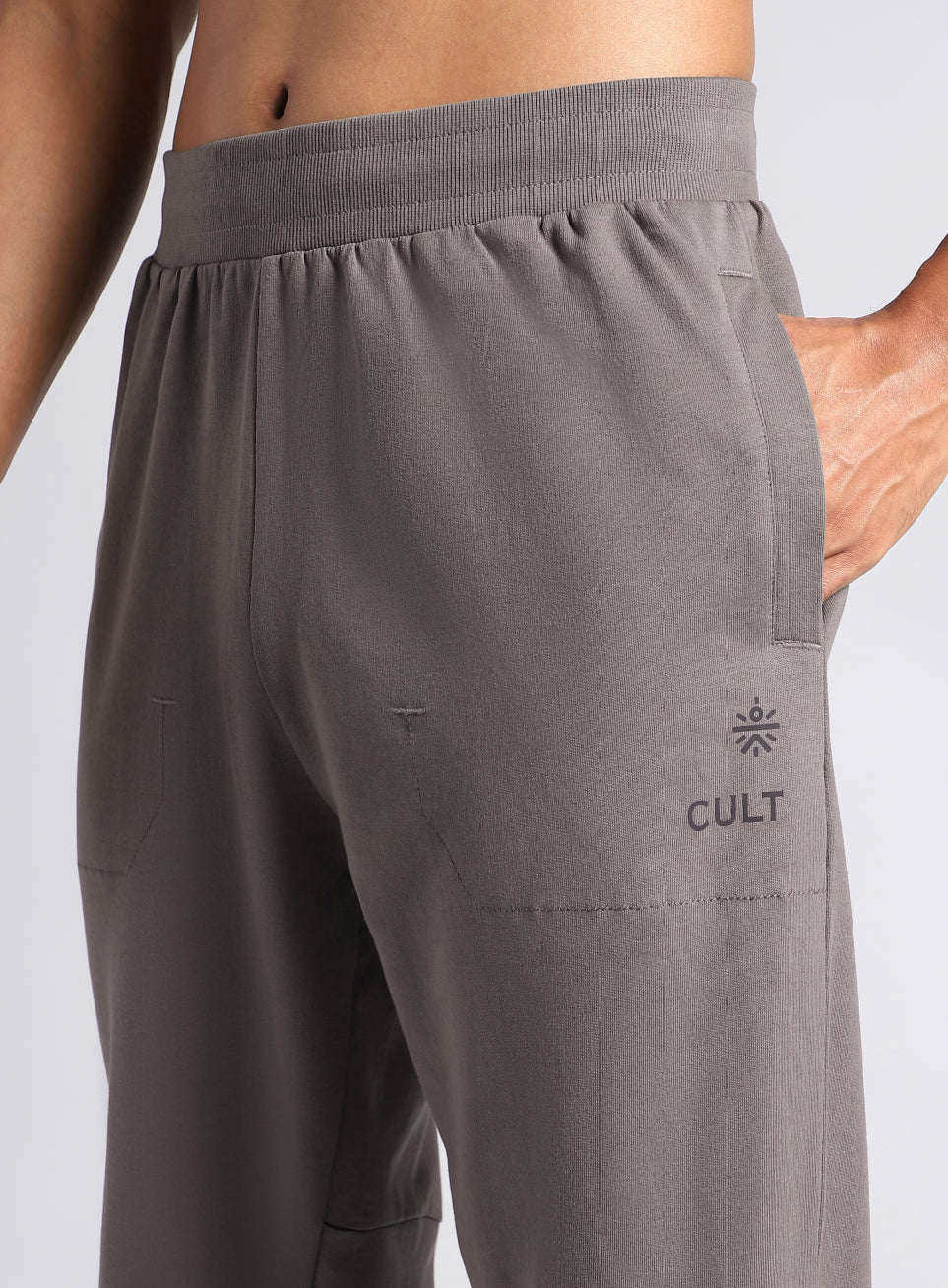 Men's Dark Grey Train Day Essential Joggers - Image 7
