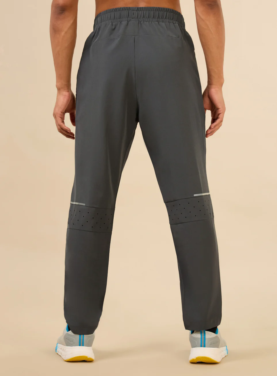 Men's Dark Grey Train Out Premium Trackpants - Image 5