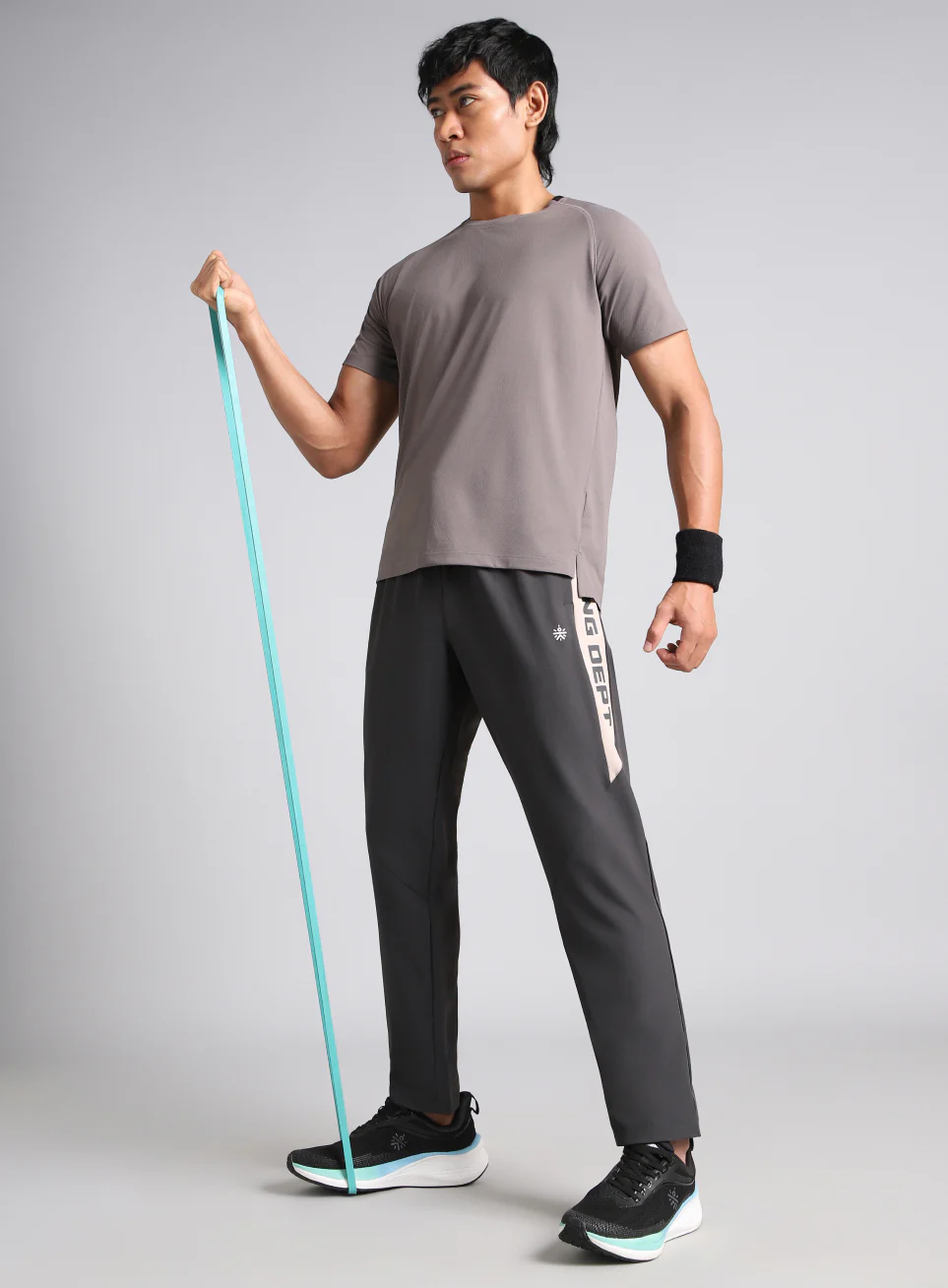 Men's Dark Grey Training Department Trackpants - Image 3
