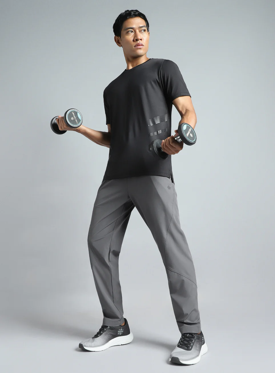 Men's Dark Grey True Performance Sculpted Trackpants - Image 3