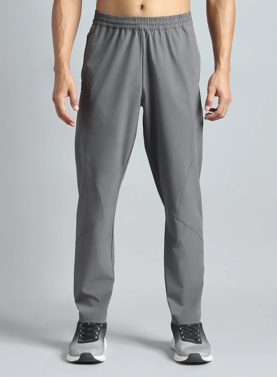 Men's Dark Grey True Performance Sculpted Trackpants - Image 4