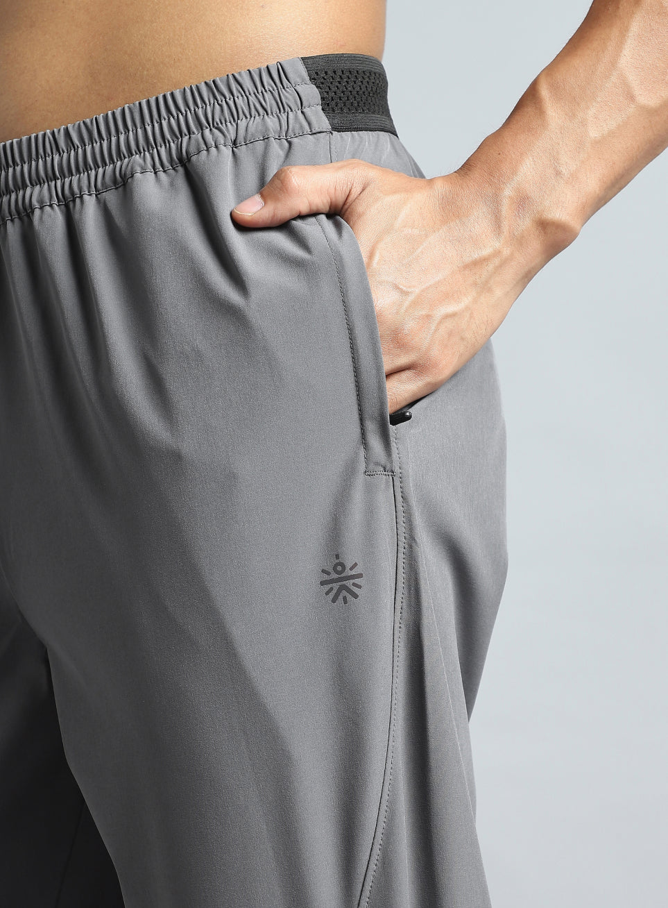 Men's Dark Grey True Performance Sculpted Trackpants - Image 8