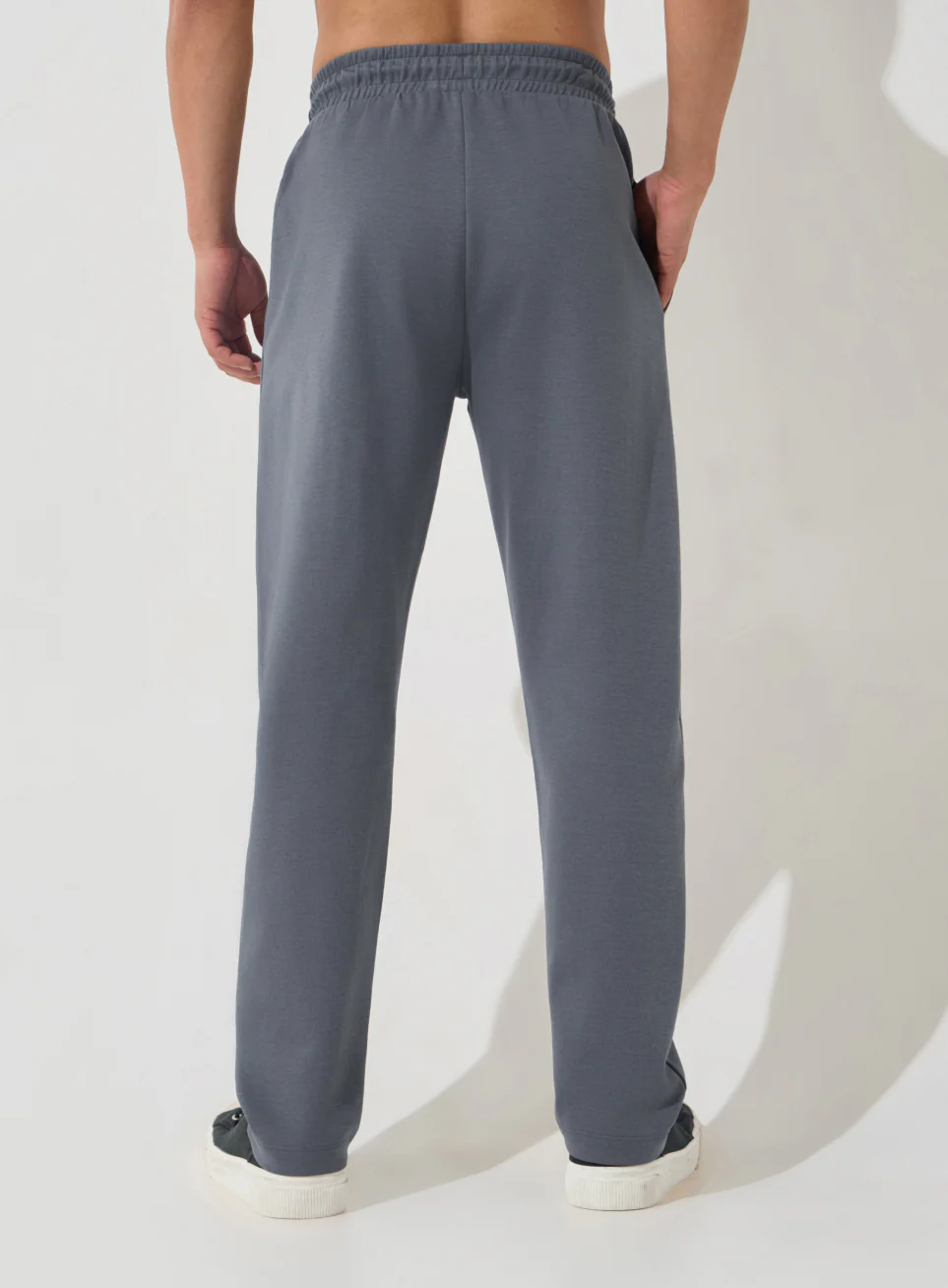Men's Dark Grey Ultra Luxe Classic Trackpants - Image 6