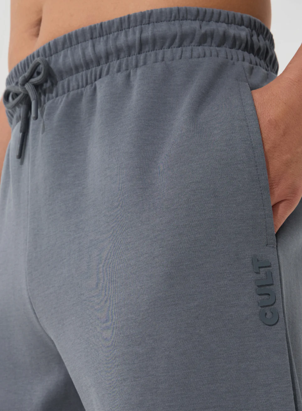 Men's Dark Grey Ultra Luxe Classic Trackpants - Image 7