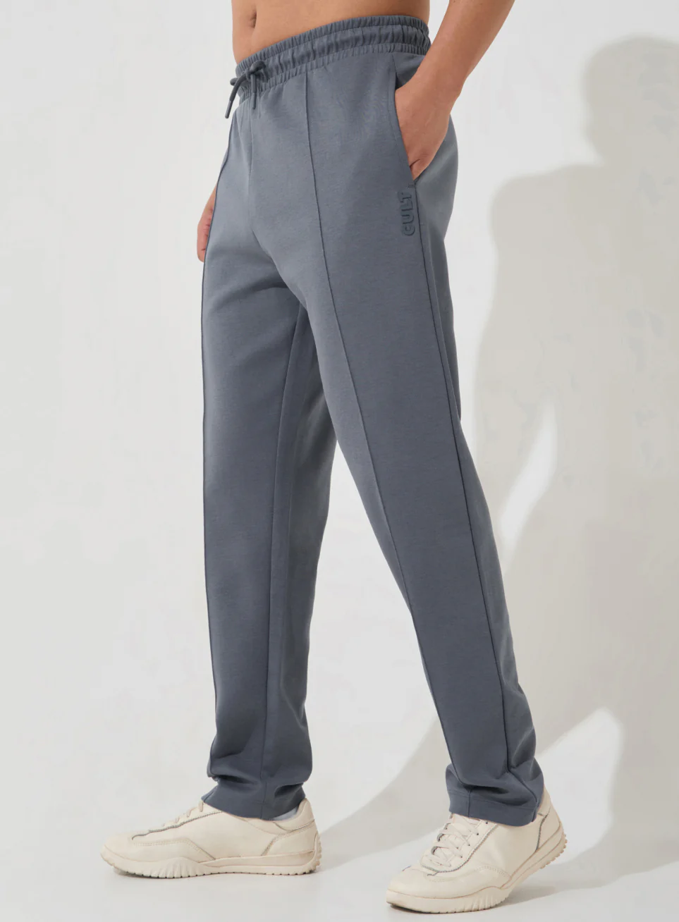 Men's Dark Grey Ultra Luxe Tailored Trackpants - Image 5