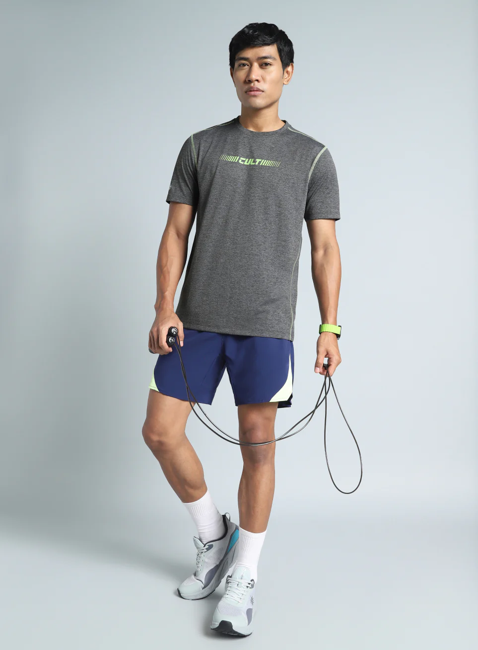 Men's Dark Grey Training HIIT COMFORtech T-shirt - Image 3