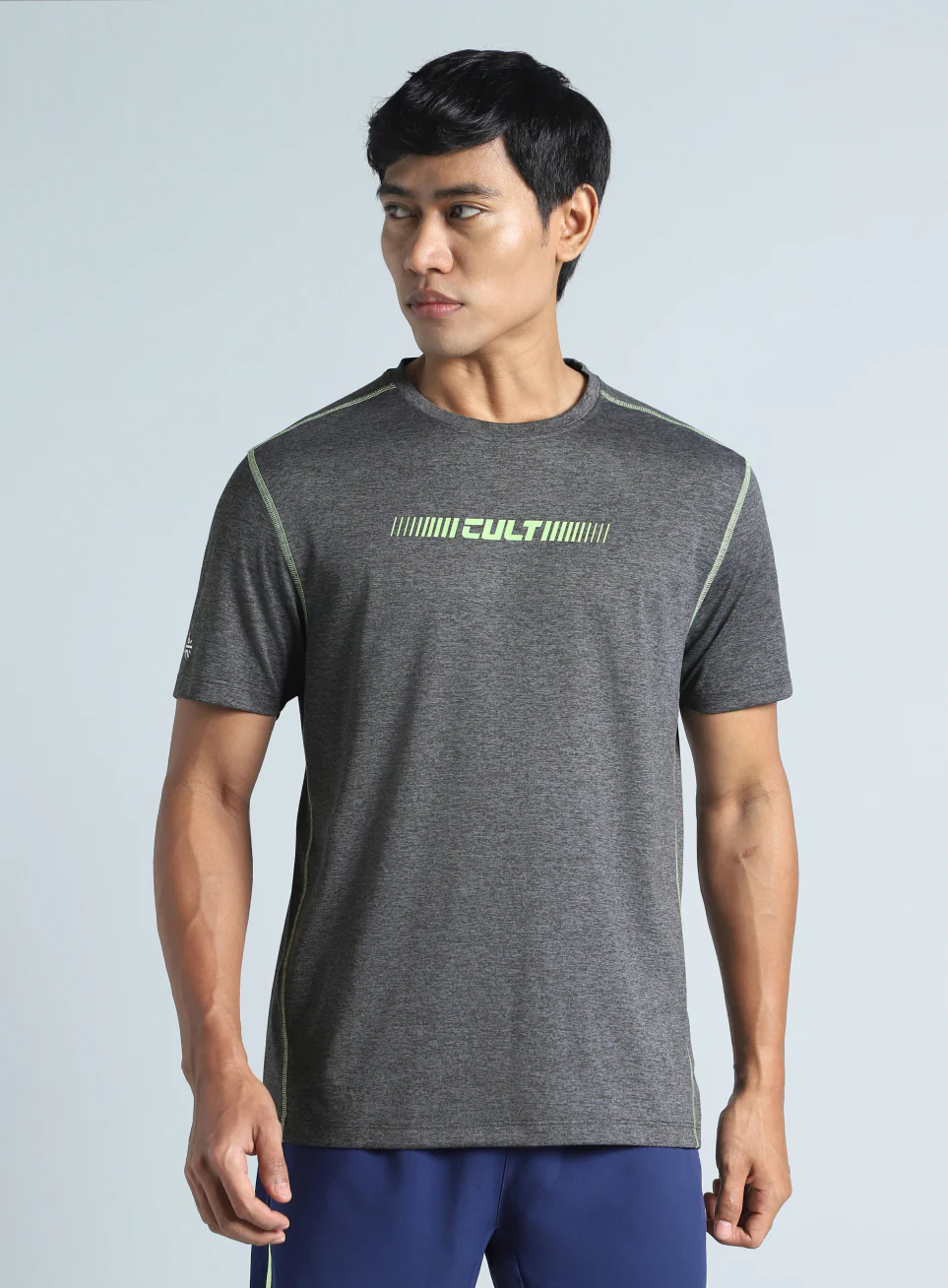 Men's Dark Grey Training HIIT COMFORtech T-shirt - Image 4