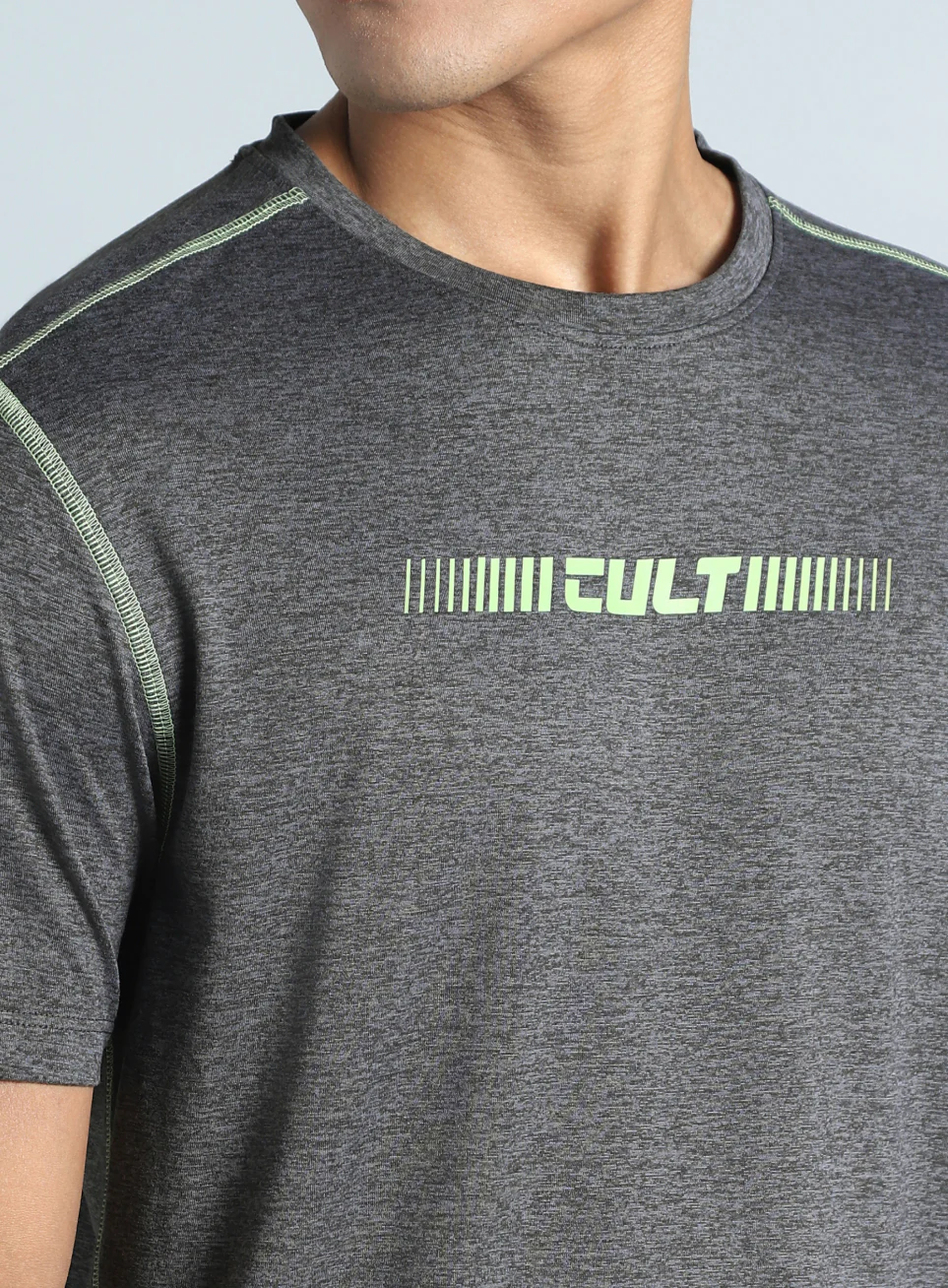 Men's Dark Grey Training HIIT COMFORtech T-shirt - Image 7