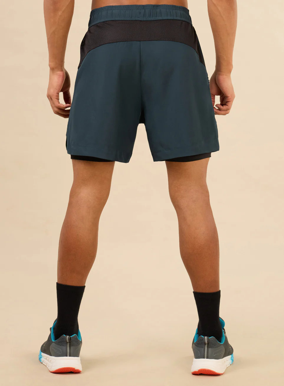 Men's Dopamine Energy Neon Green Training Shorts - Image 6