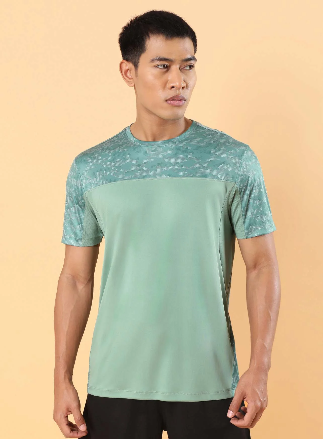 Men's Green Advance Play Active T-shirt - Image 4