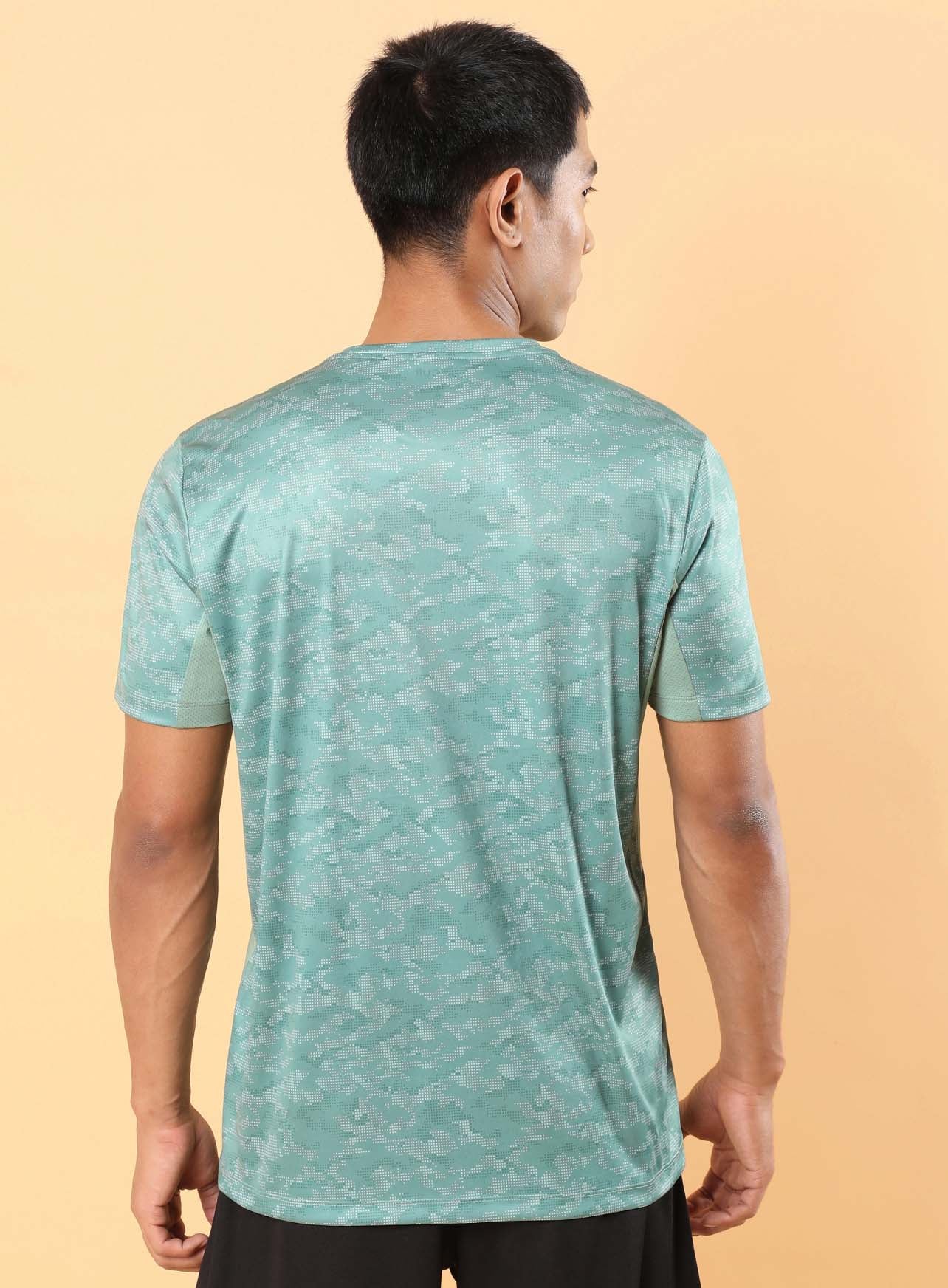 Men's Green Advance Play Active T-shirt - Image 6