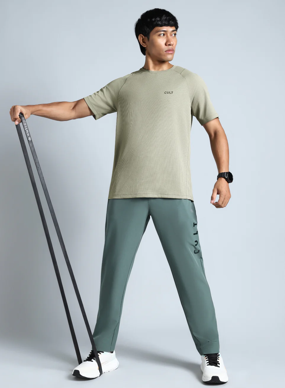 Men's Green All Format Training T-shirt - Image 2