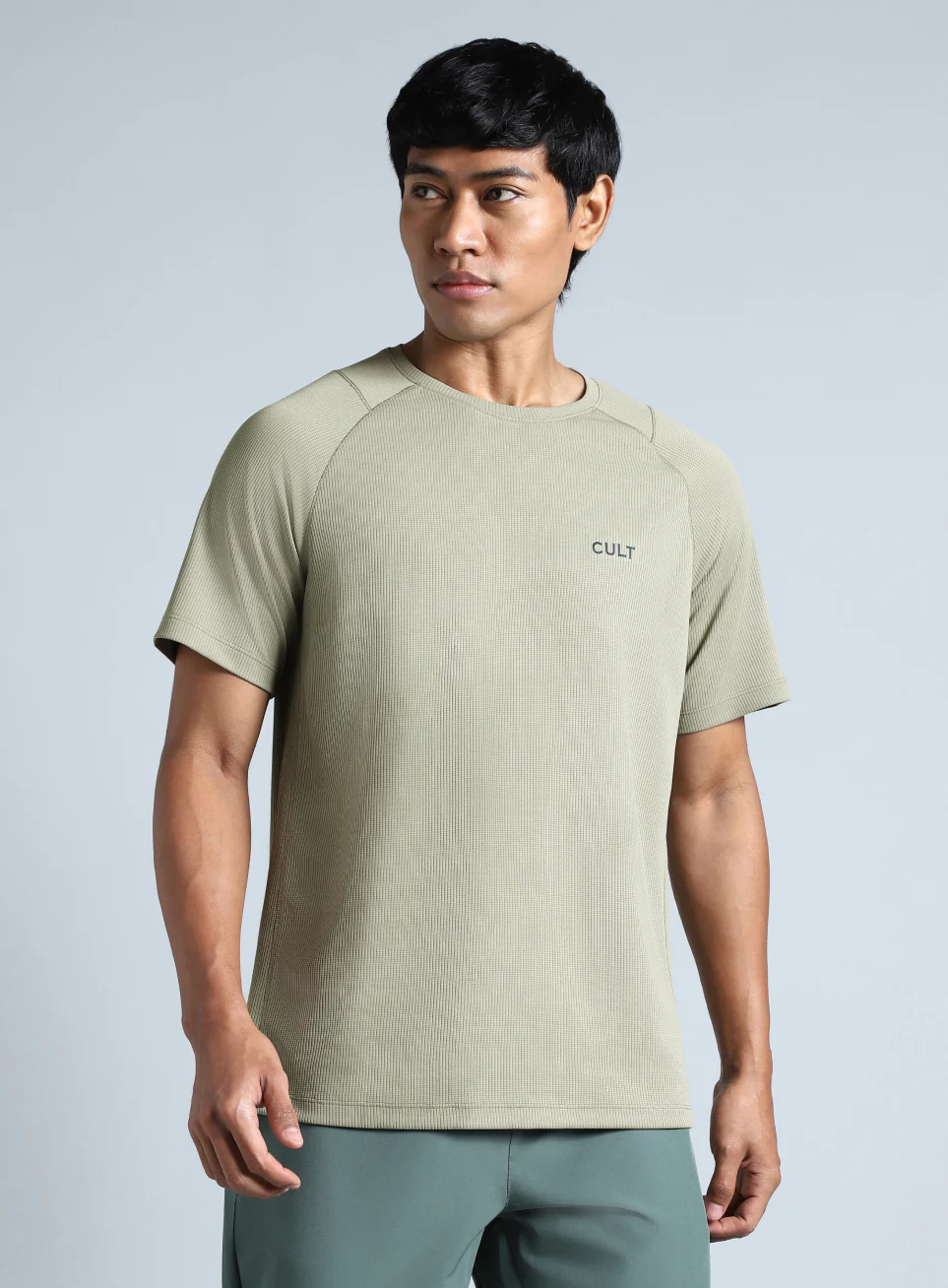 Men's Green All Format Training T-shirt - Image 4