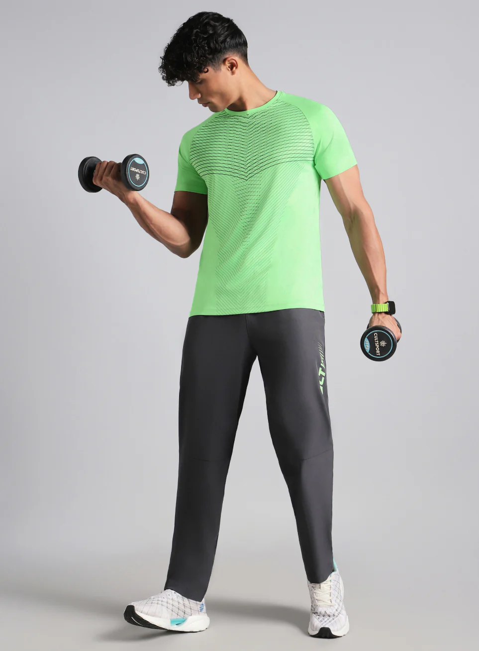 Men's Green Energy Map Printed T-shirt - Image 3