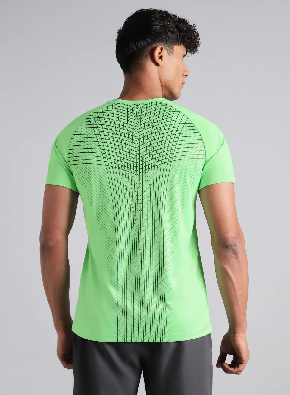 Men's Green Energy Map Printed T-shirt - Image 6