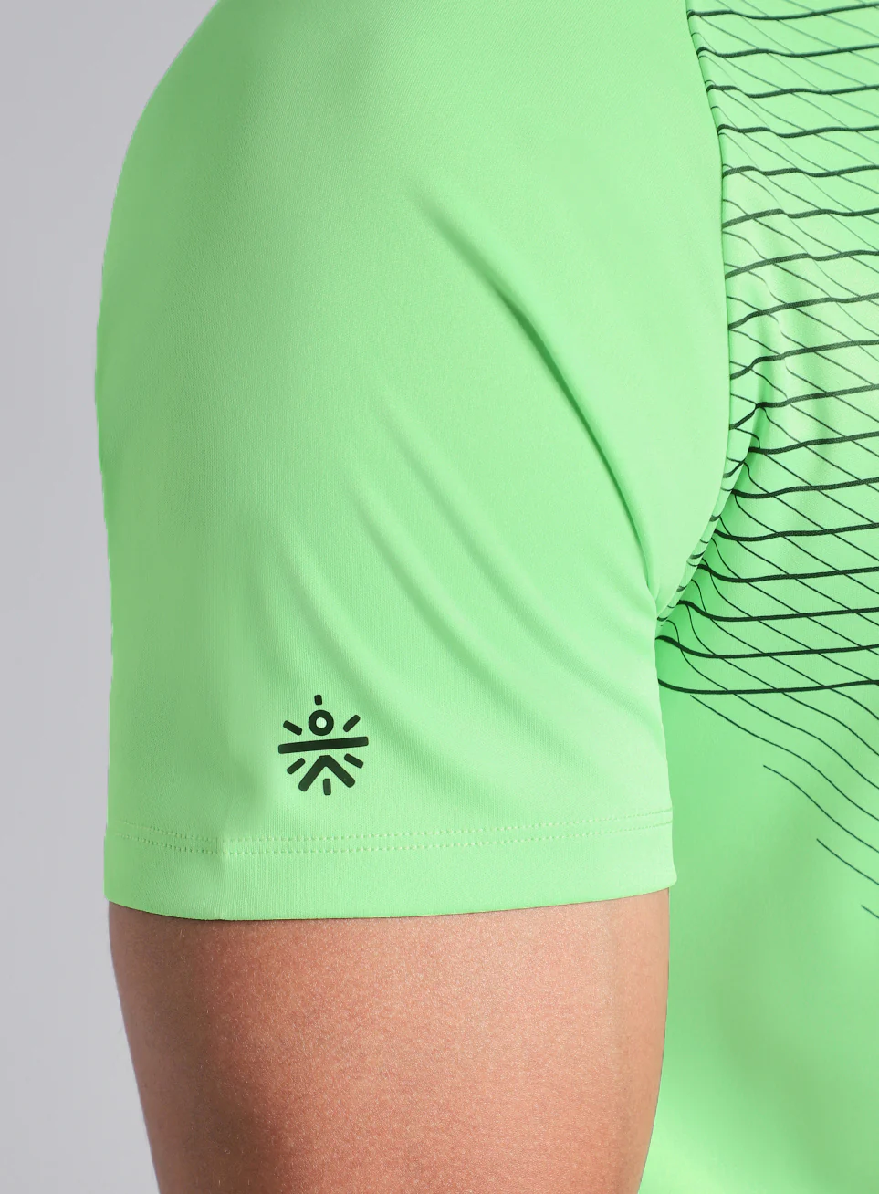 Men's Green Energy Map Printed T-shirt - Image 8