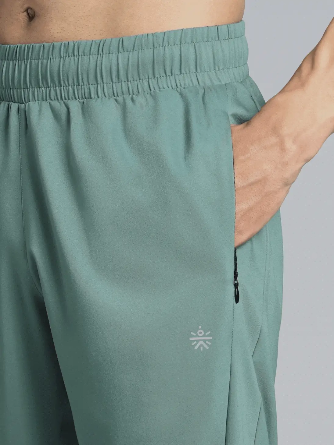 Men's Green Pacer Running Trackpants - Image 7