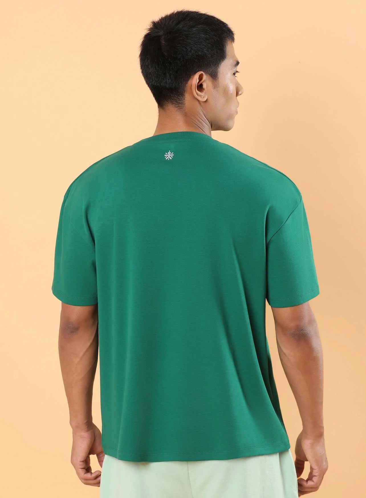 Men's Green Power Play Relaxed fit T-shirt - Image 6