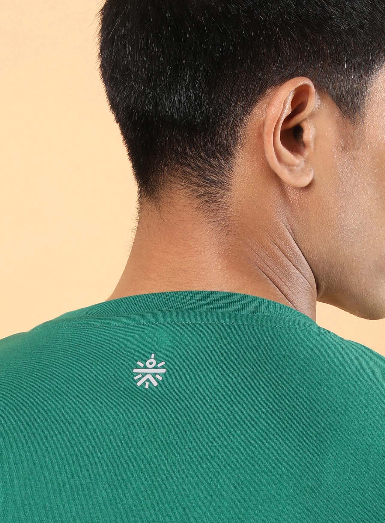 Men's Green Power Play Relaxed fit T-shirt - Image 8