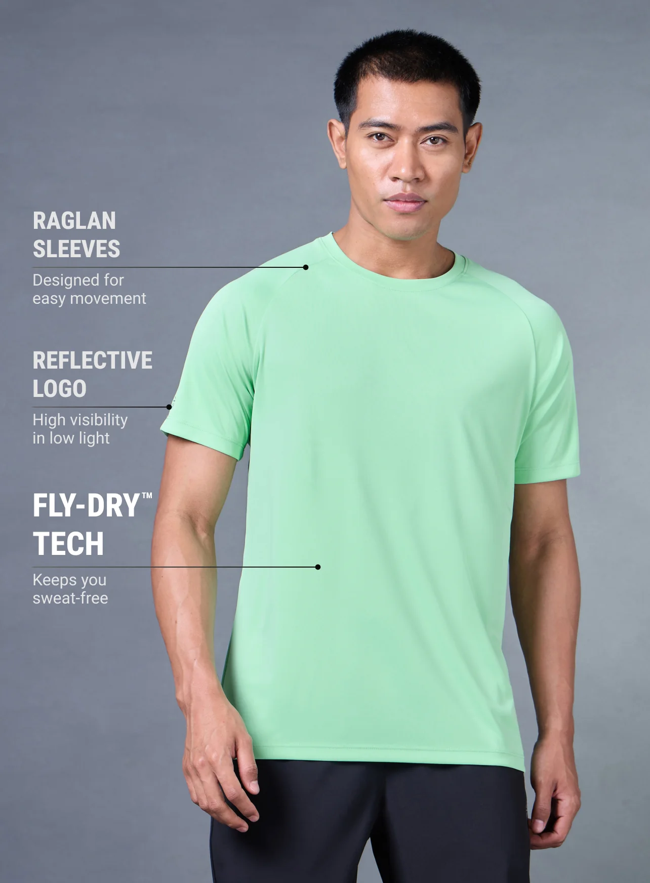 Men's Green Runner's Pro T-shirt - Image 4