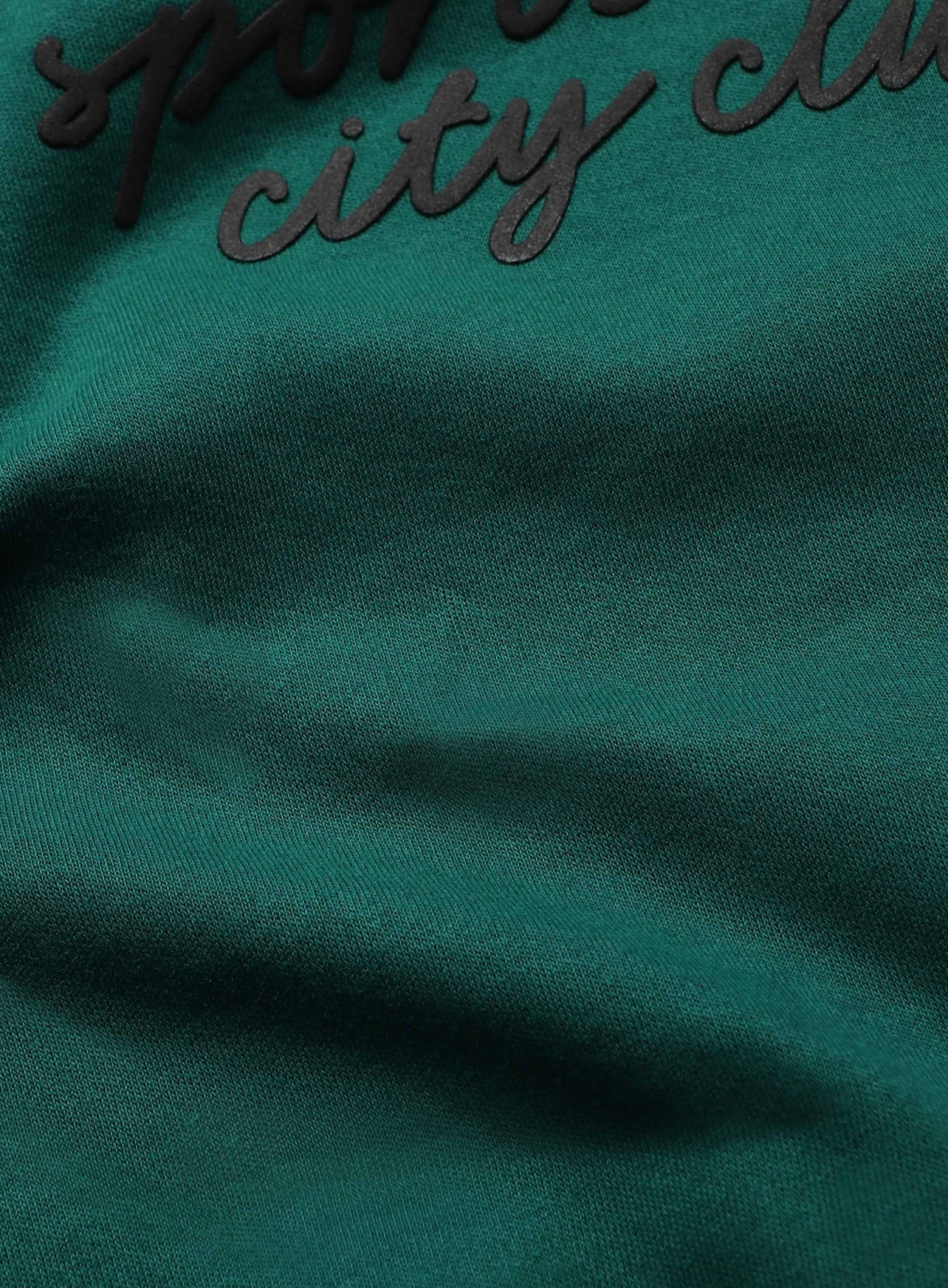 Men's Green Sports City Club Colourblock Realxed fit T-shirt - Image 9
