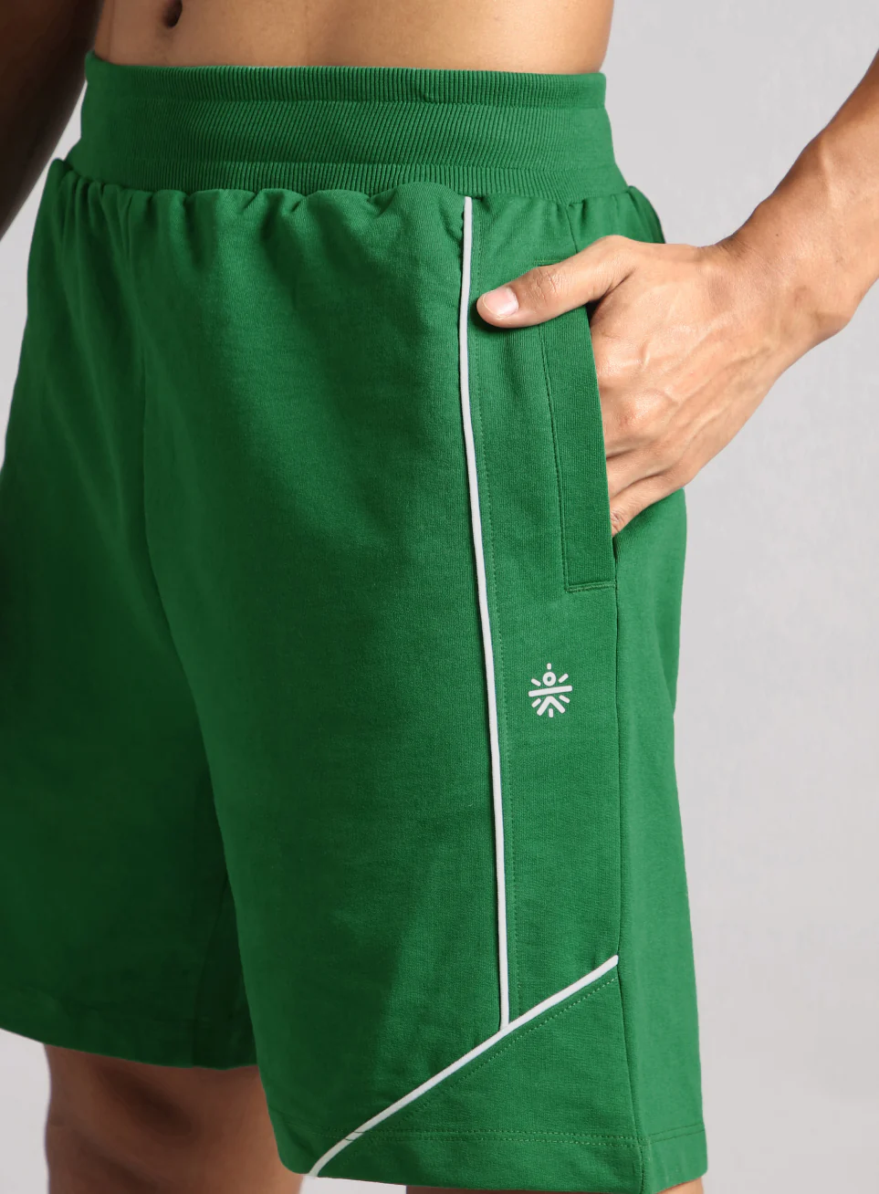 Men's Green Sports Club Shorts - Image 7