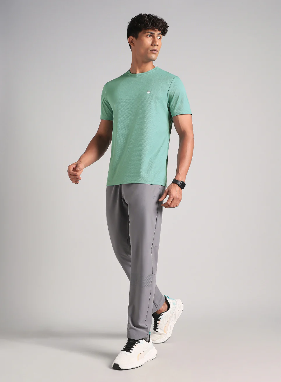 Men's Green Train All Fly Dry T-Shirt - Image 3