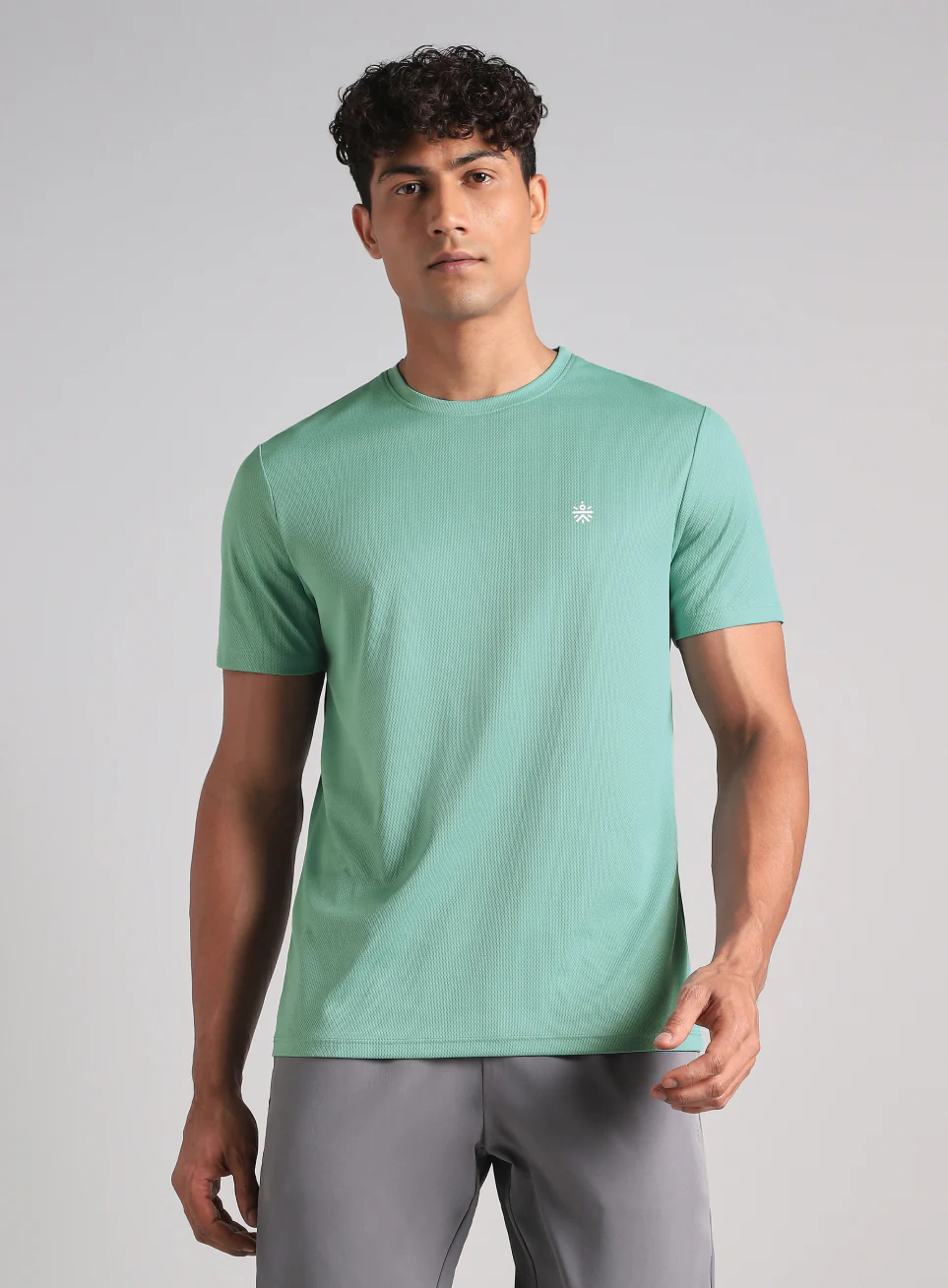 Men's Green Train All Fly Dry T-Shirt - Image 4