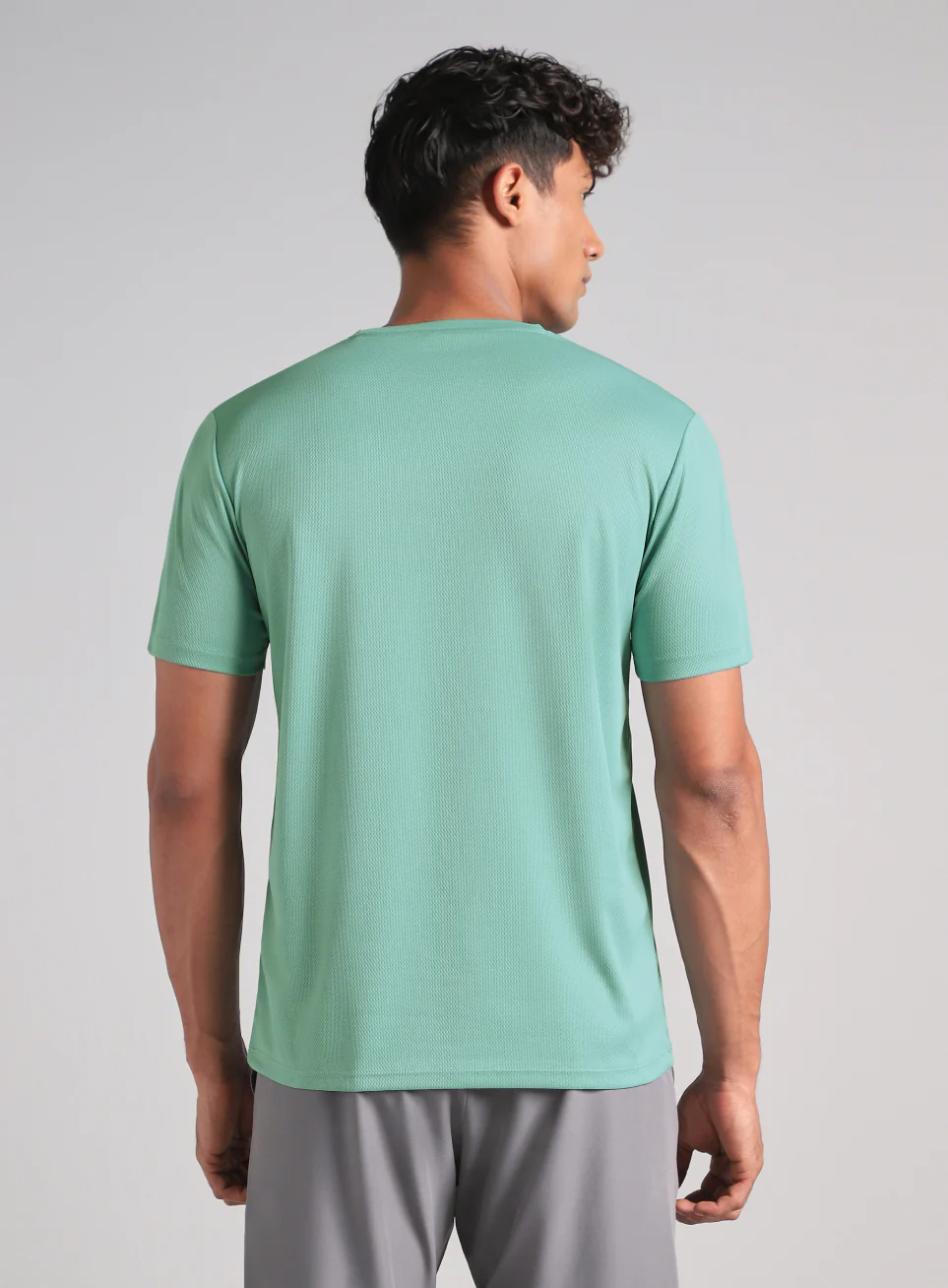 Men's Green Train All Fly Dry T-Shirt - Image 6