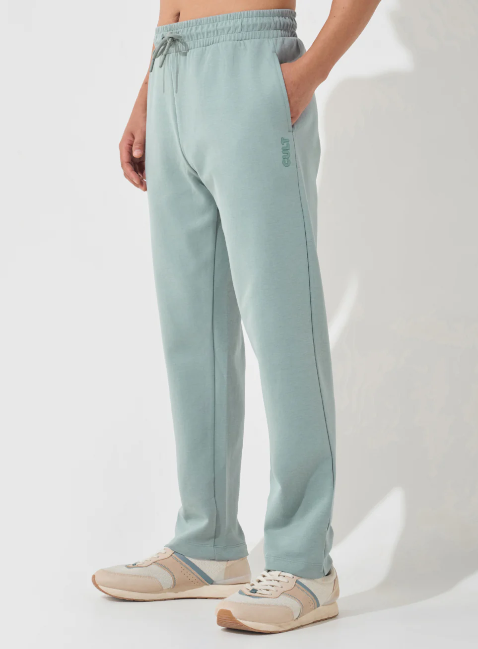Men's Green Ultra Luxe Classic Trackpants - Image 5