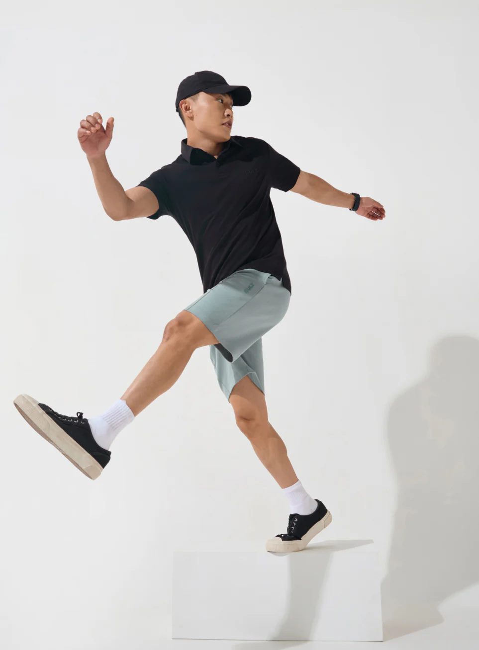 Men's Green Ultra Luxe Tailored Shorts - Image 3
