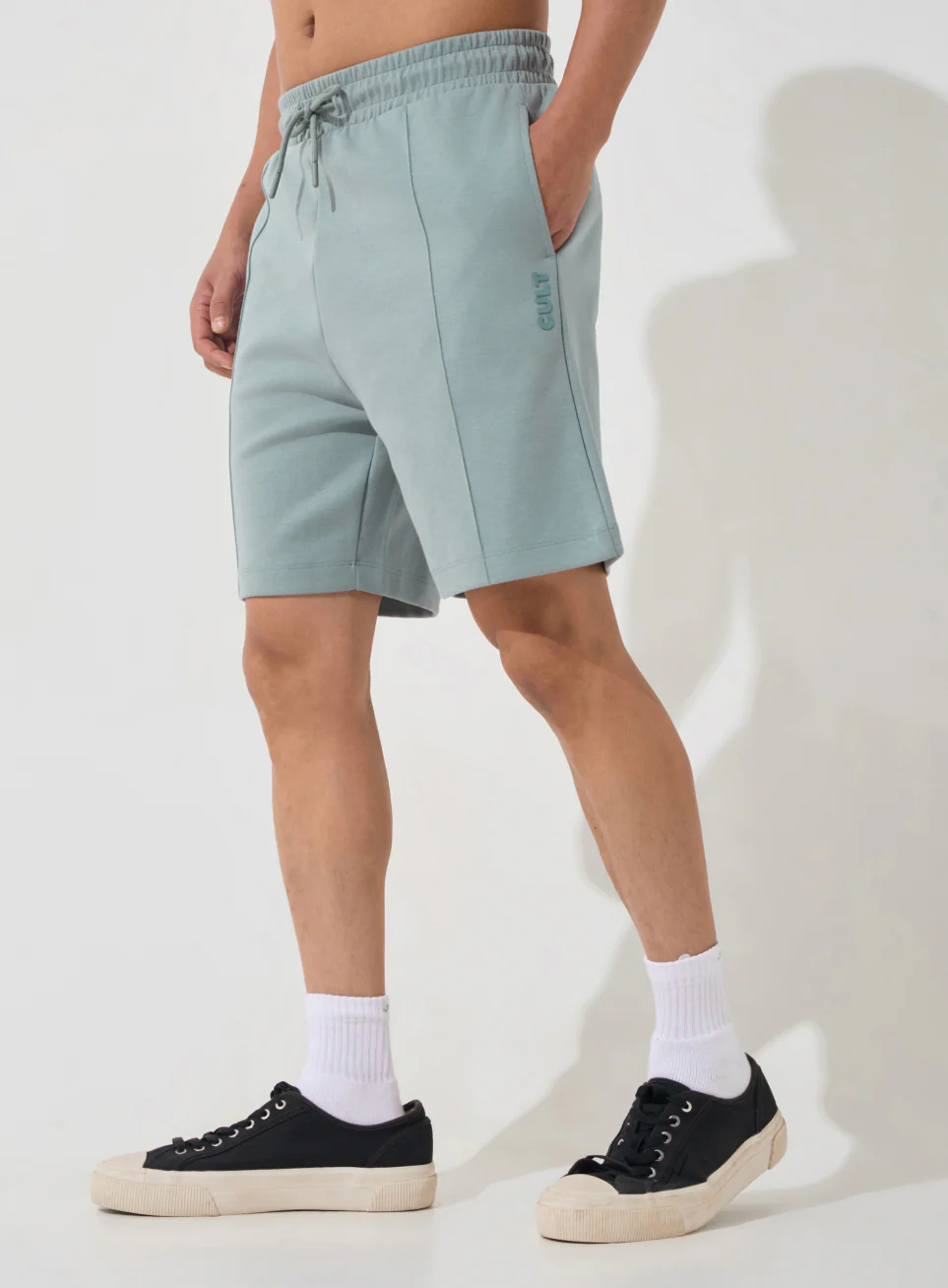 Men's Green Ultra Luxe Tailored Shorts - Image 5