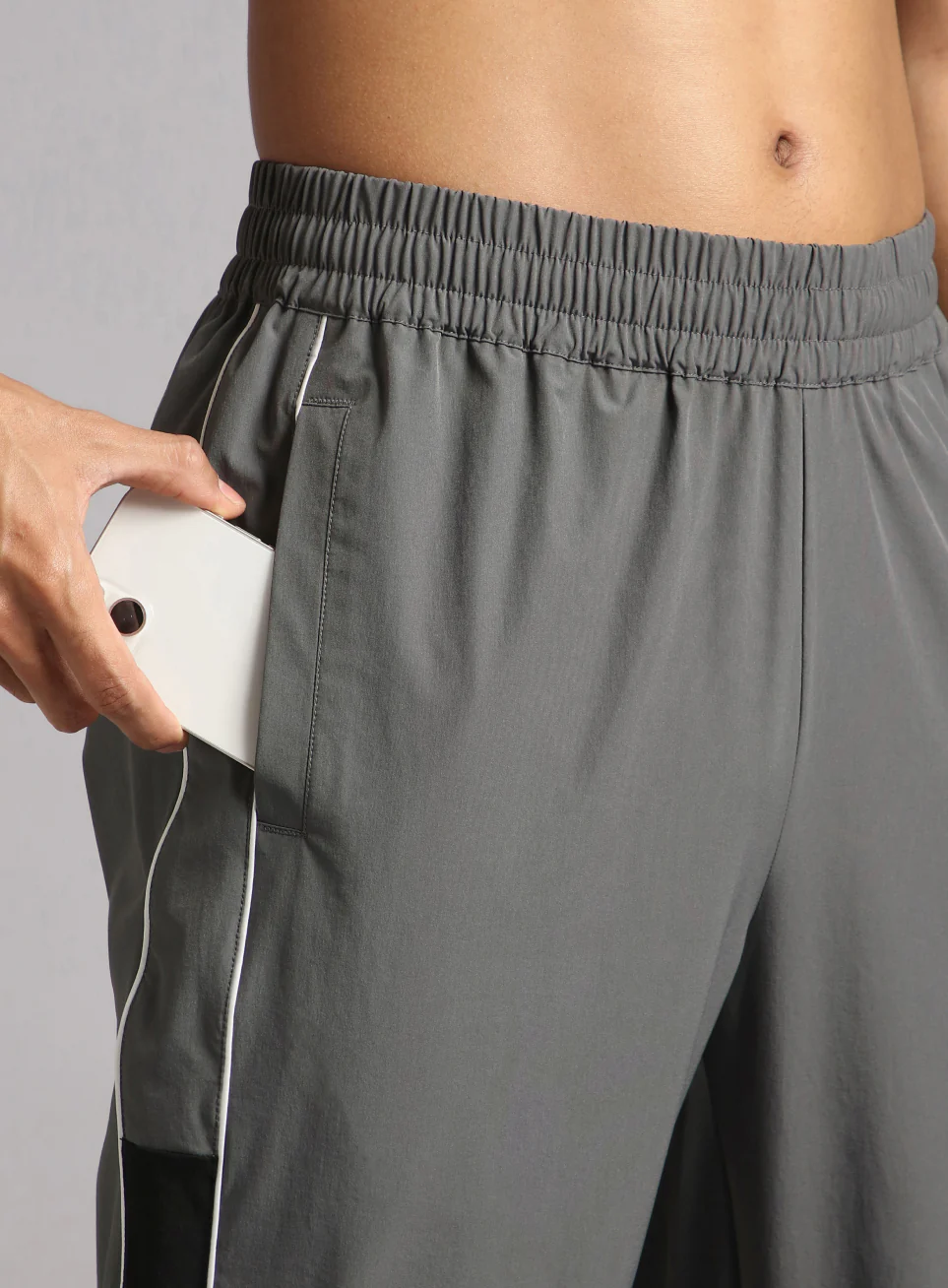 Men's Grey Active Day Out Trackpants - Image 7