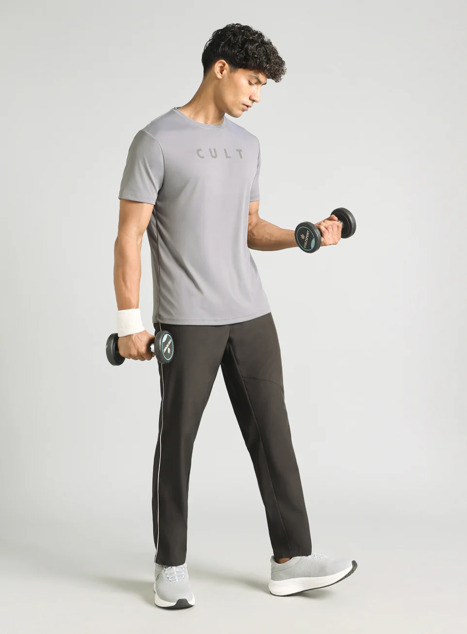 Men's Grey All Day Training T-shirt - Image 3