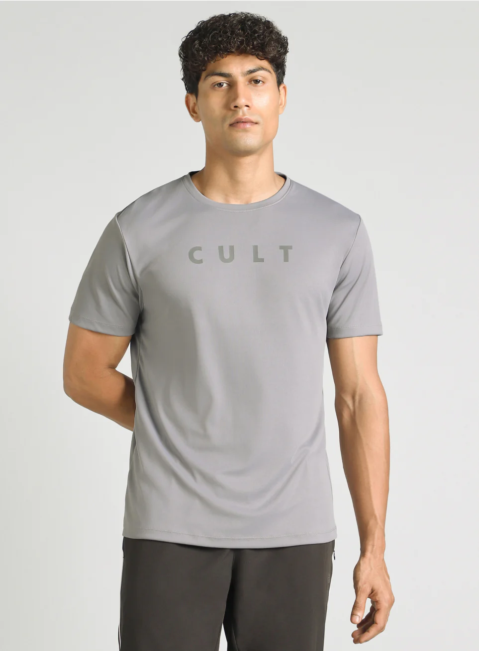 Men's Grey All Day Training T-shirt - Image 4