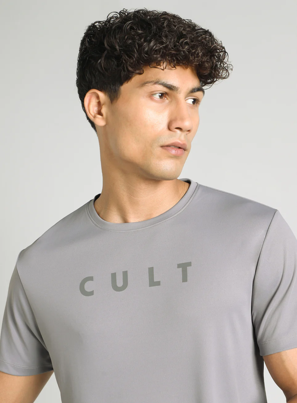 Men's Grey All Day Training T-shirt - Image 7