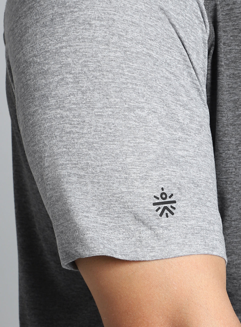 Men's Grey Colourblocked COMFORtech T-shirt - Image 9