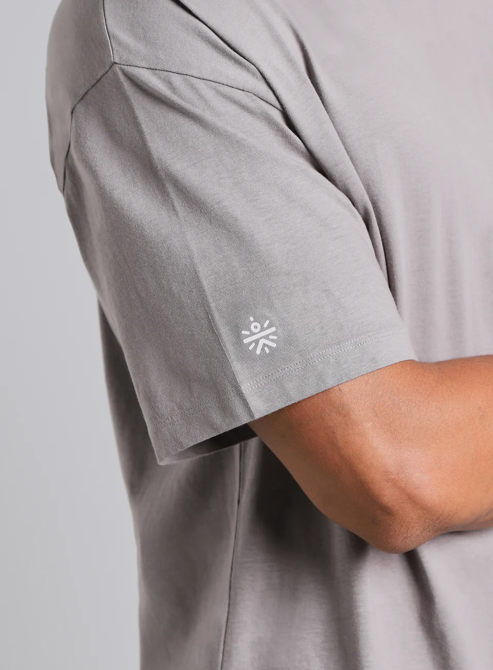 Men's Grey Cult Power Play Oversized Fit T-shirt - Image 9