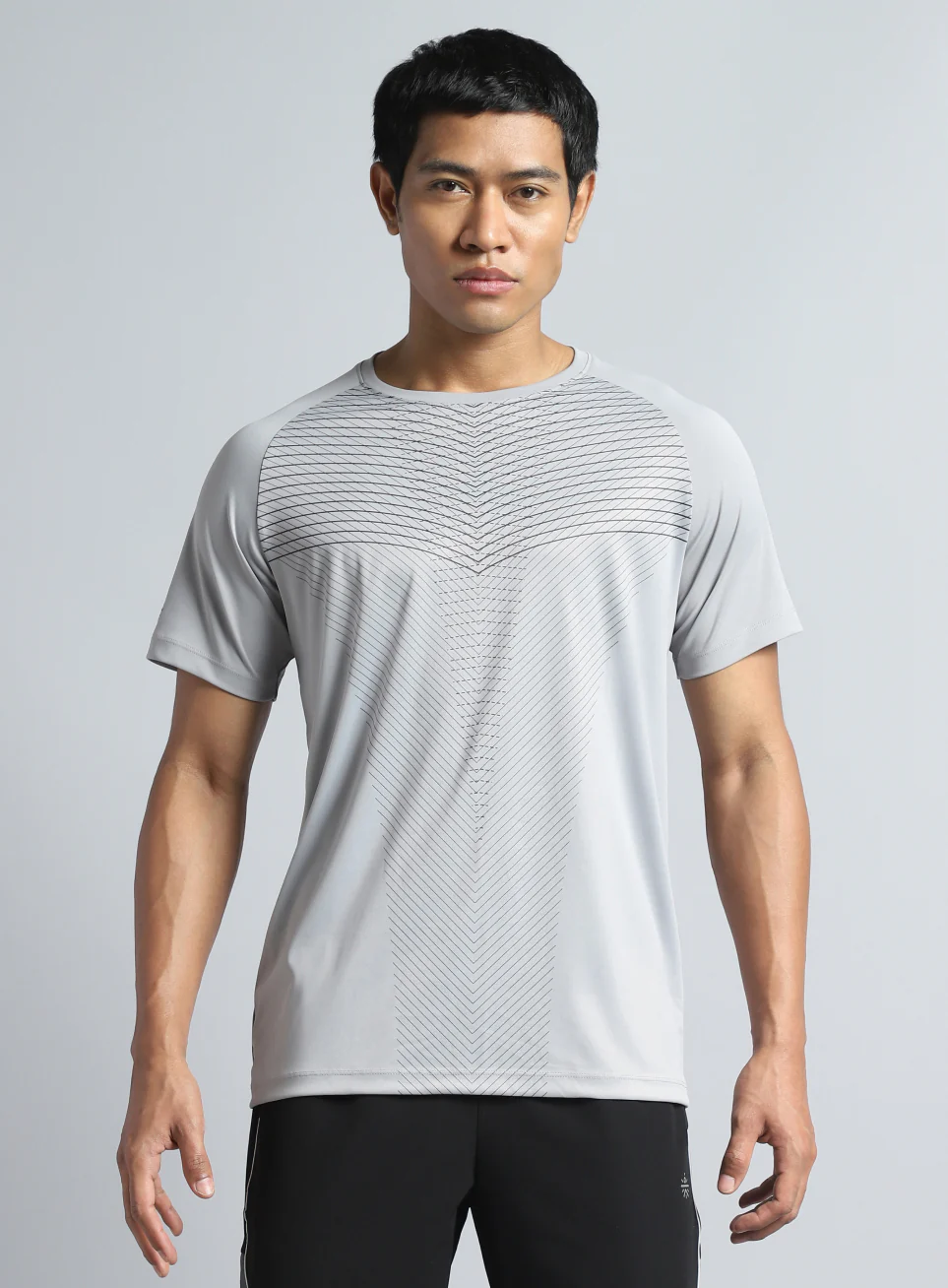 Men's Grey Energy Map Printed T-shirt - Image 4