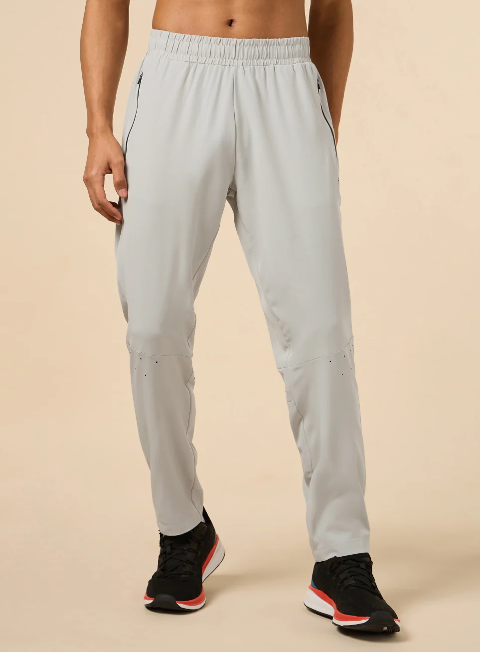 Men's Grey High Flex Training Performance Pants - Image 10