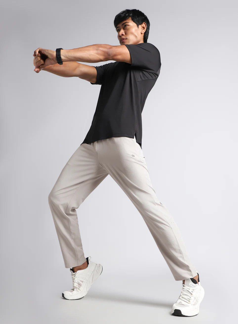 Men's Grey Impact Running Trackpants - Image 3