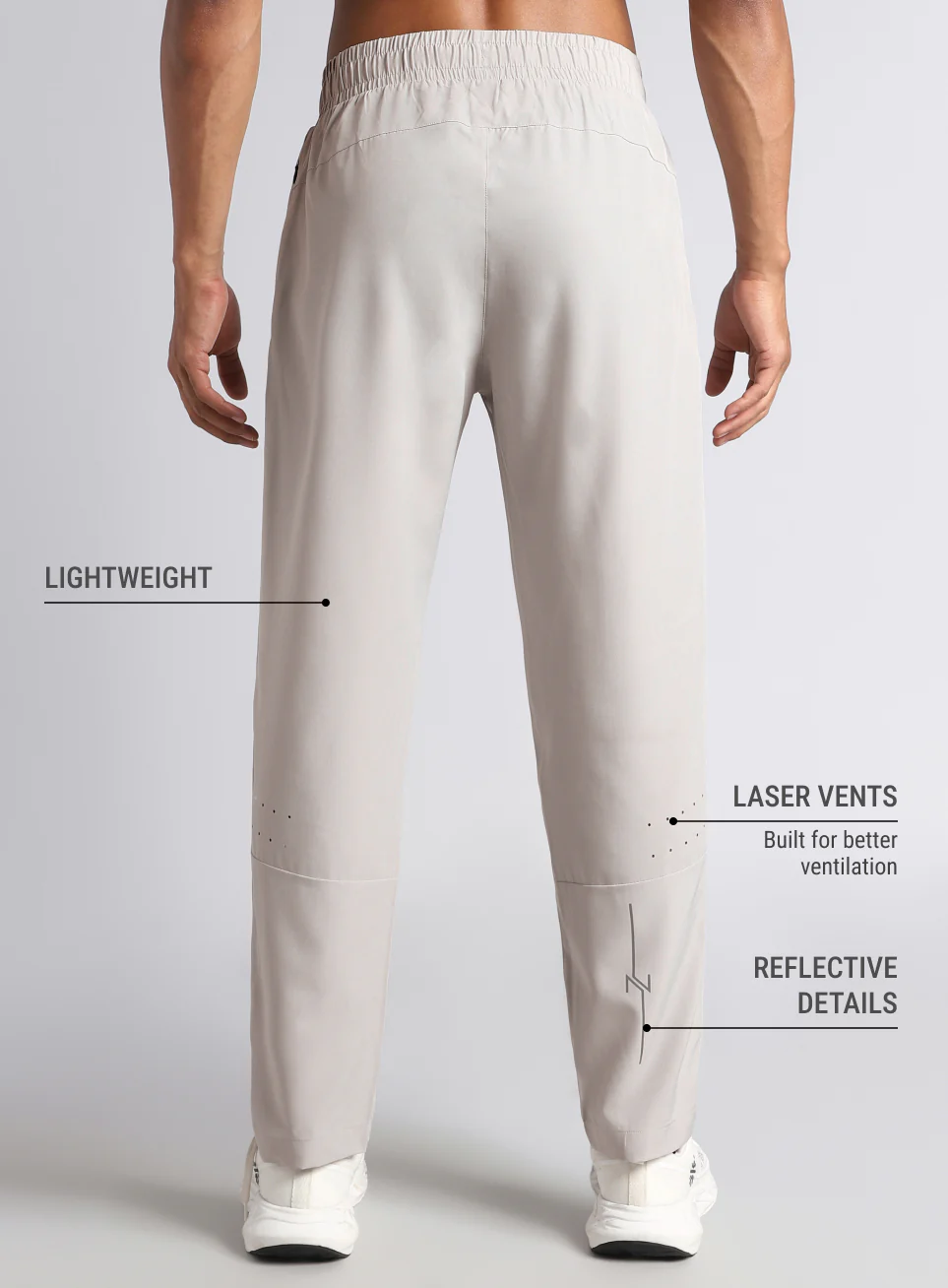 Men's Grey Impact Running Trackpants - Image 6