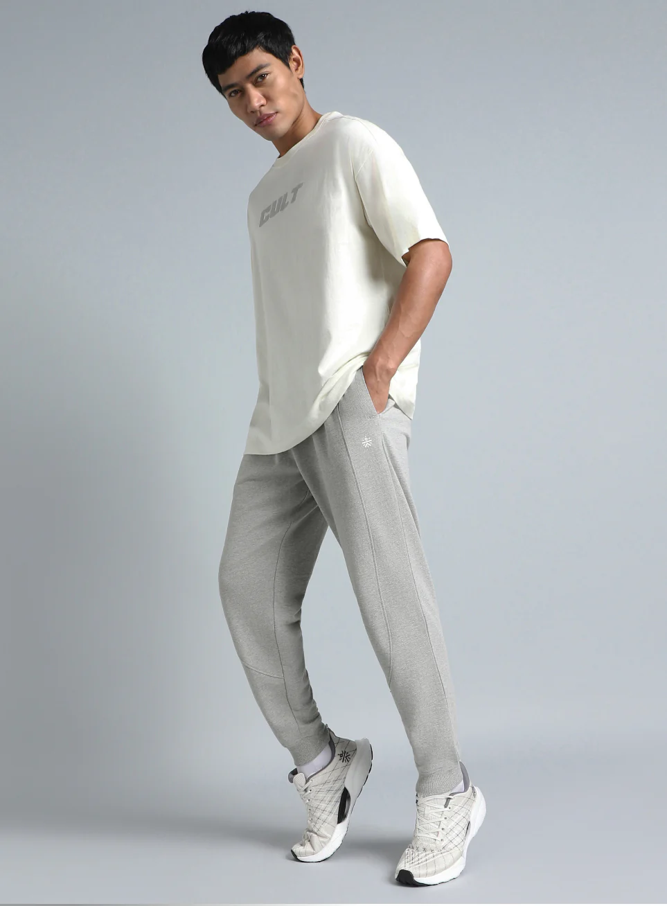 Men's Grey Move Easy Joggers - Image 2