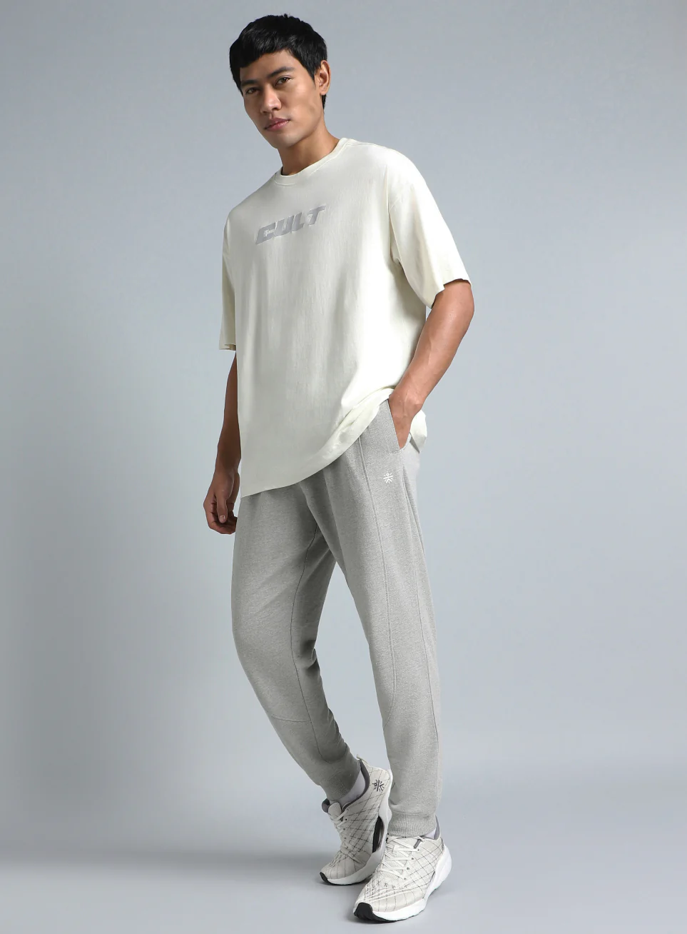 Men's Grey Move Easy Joggers - Image 3
